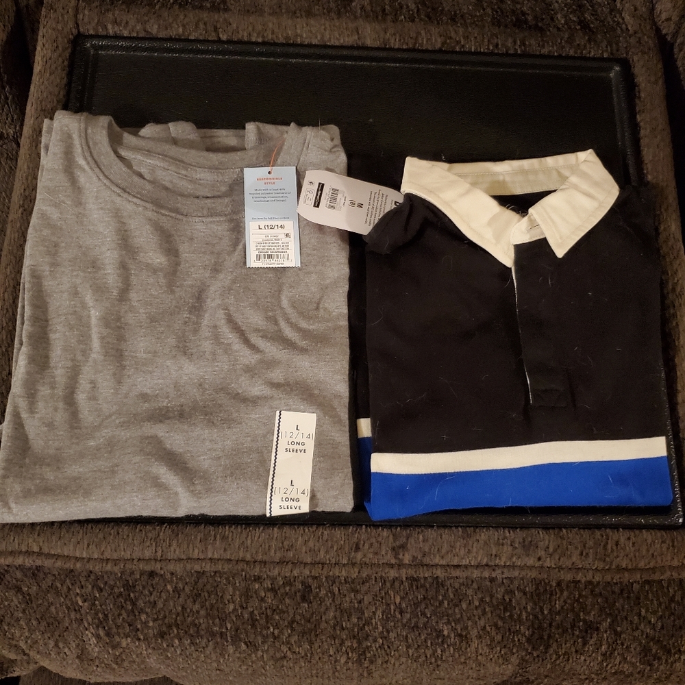Boy's shirts M & L
